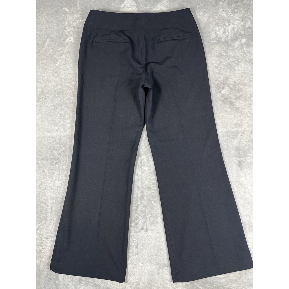 Sailor Pants SHARAGANO Womens Size 4 Black Wide Leg Career Dressy/Casual - Picture 3 of 12